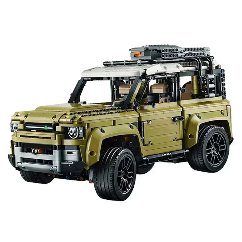 ICONS-Defender 90 Off-Road Vehicle Model Building Blocks para crianças, carro técnico, SUV, presente para meninos, 1036 PCs, 10317, 42110