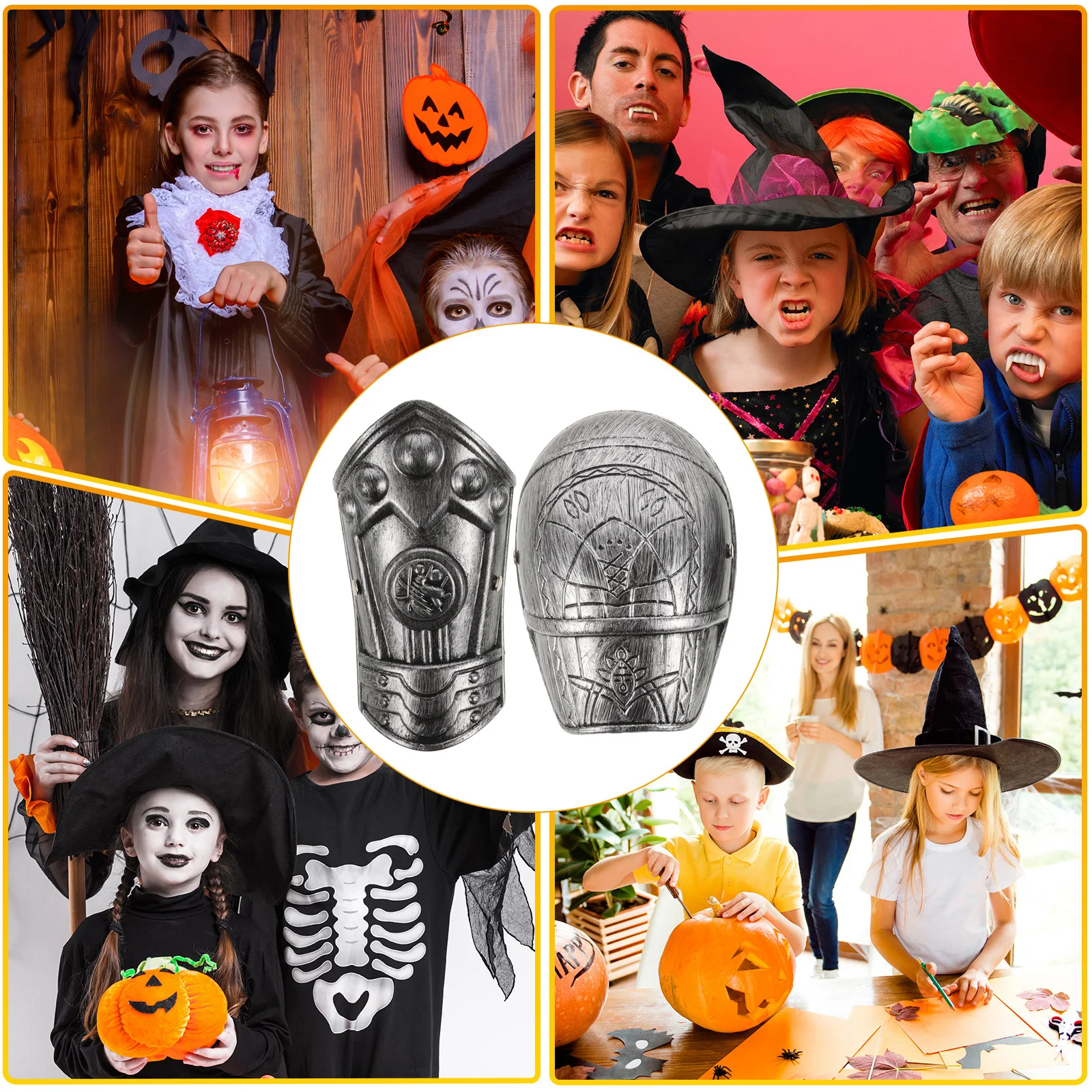 Romeinse stijl kostuum schouderplaat armbeschermer cosplay accessoire voor Halloween aankleden partij rollenspel apparatuur