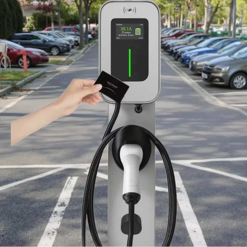 

Customized New 21 KW Type 2 EV Charger Wallbox Wall-Mounted Charging Station DC Fast Charging Station for Electric Vehicles