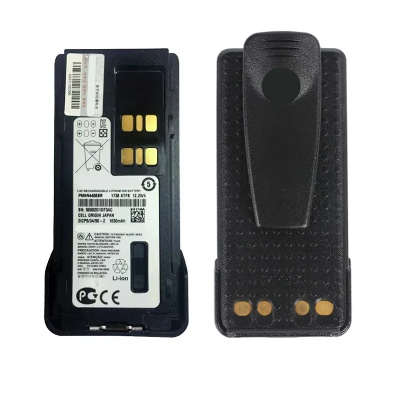 Imagem -02 - Bateria do Lítio-íon para o Walkie Talkie de Rádio 1650mah Pmnn4406br Pmnn4406 Gp328d Gp338d Xir P8668 P8600 P8668i P8660i P8608i