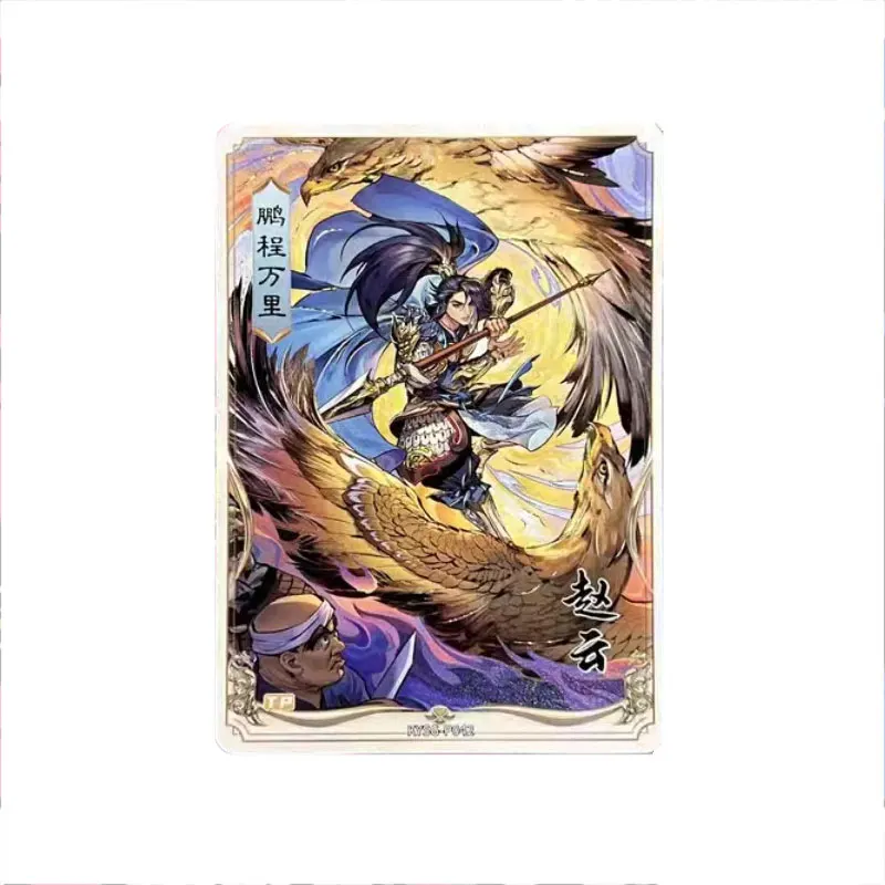 KAYOU Genuine Three Kingdoms Peach Orchard Three Sworn Brothers P Activity Cards Guan Yu Lv Bu Zhang Fei Single Sheet Anime Card