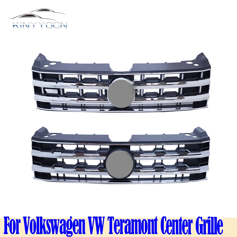 Kühlergrill für Volkswagen VW Teramont 2017 18 19 20 Frontstoßstange Grill Mittelgitter Hochwertig Passend zum Original