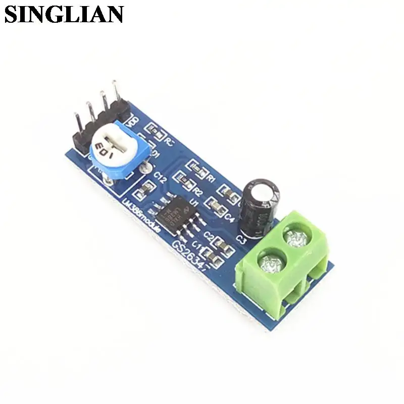 LM386 Amplifier Board 200 Times Gain Power Amplifier Module 5-12V Audio Amplifier Power Amplifier Board Mono