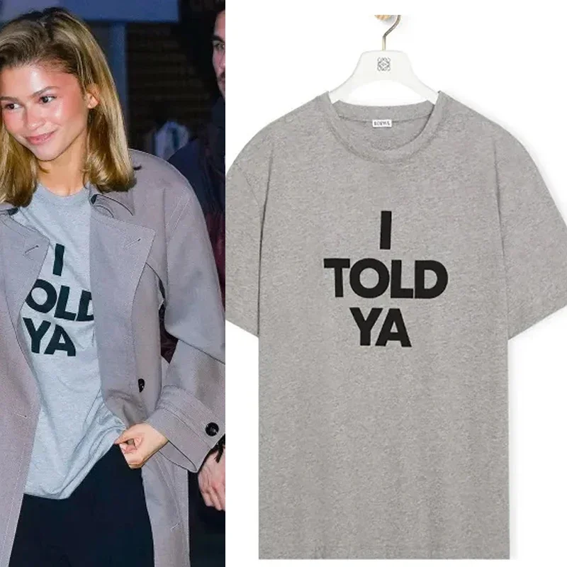 

Футболка с изображением соперника Zendaya I Said Ya, модная мужская эстетичная Винтажная Футболка 2024, унисекс канцелярские принадлежности для поэтов, хлопковые футболки, рубашки