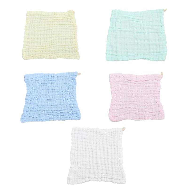 

Towel Reusable Baby Muslin Washcloth Infant Muslin Squares Cotton Dropship