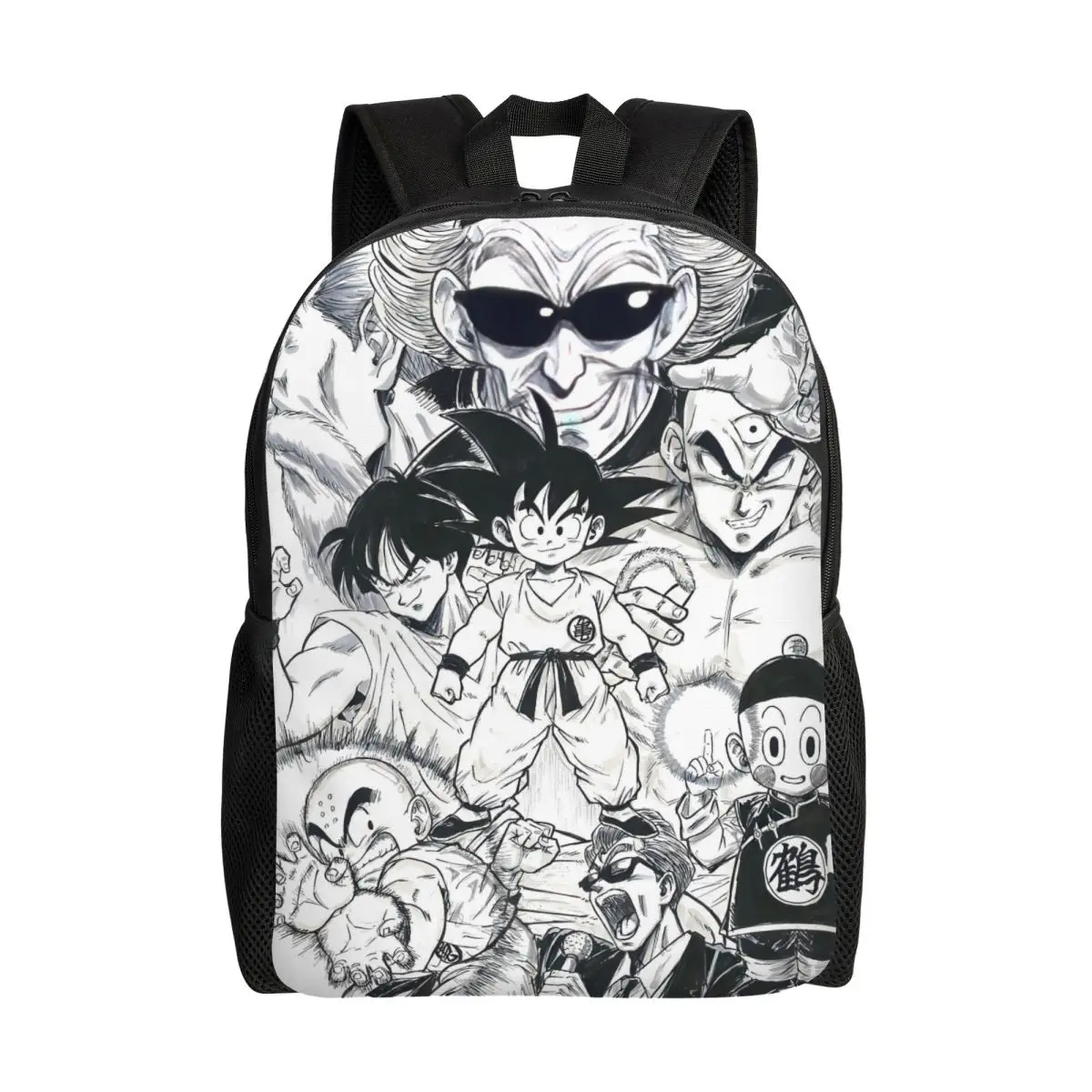 

M-Masters R-Roshis Manga Witty Backpack for Women Men Water Resistant School College Eccentric Bag Printing Bookbag