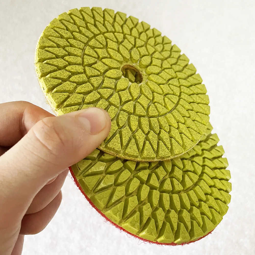 5 pezzi tampone per lucidatura diamantato a 5 gradini flessibile per uso bagnato strumento per lucidatura diamantata Premium per la molatura di