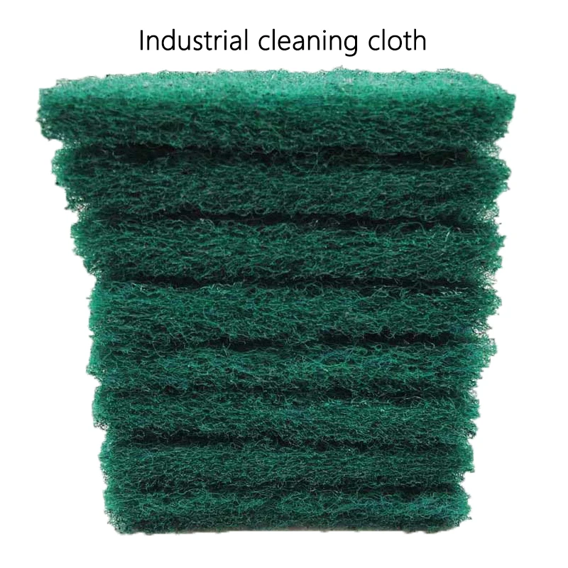 

2pcs Industrial Scouring Pad Coarse Rust Removal Cloth Flexible Nonwoven Scouring Hand Pad Industry Kitchen Cleaning Cloth