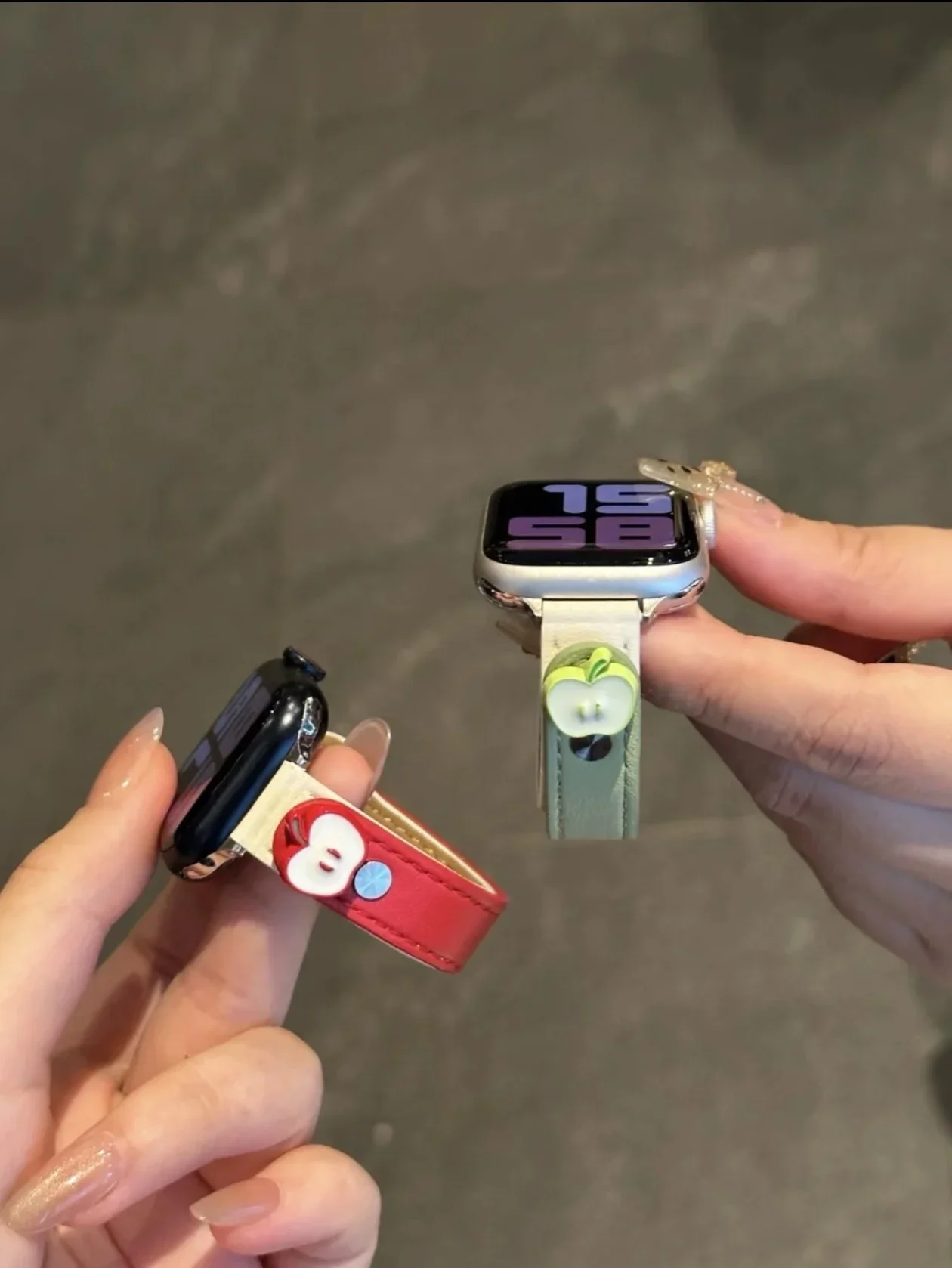 ممتاز حلقة جلدية Correa لساعة أبل الفرقة النساء سليم سلسلة الترا 11/10/9/8/ 40 مللي متر 41 مللي متر 42 مللي متر 44 مللي متر 45 مللي متر 46 مللي متر 49 مللي متر حزام