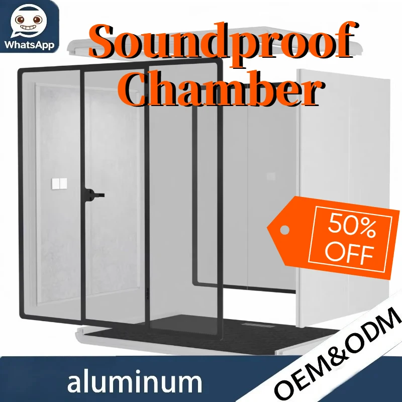 Easy Installation Movable Sound Insulation Booth Customizable Multiple Sizes Good Soundproof Performance For Home Office
