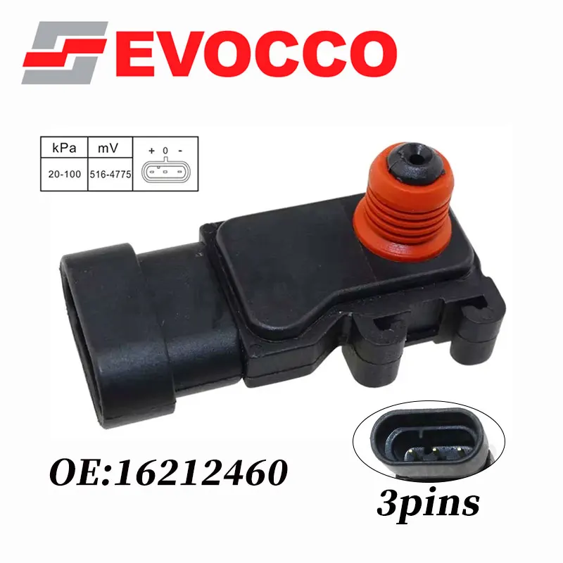 

16212460 98131025 90063543 12614970 Intake Manifold Pressure MAP Sensor For DAEWOO LEGANZA NUBIRA REZZO Honda Passport Acura SLX