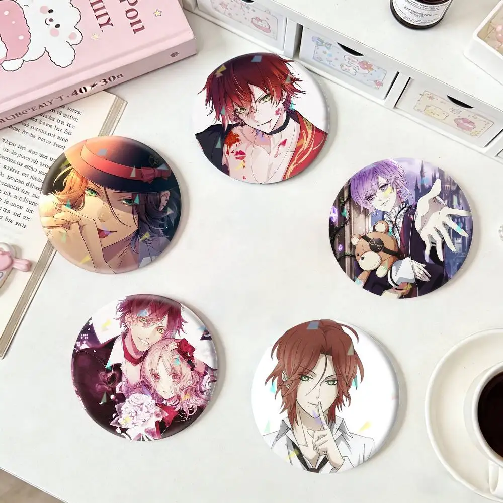 

D-Diabolik Lovers-s Badges Niche Design Brooch for Backpack Lapel Pins Creative Accessories