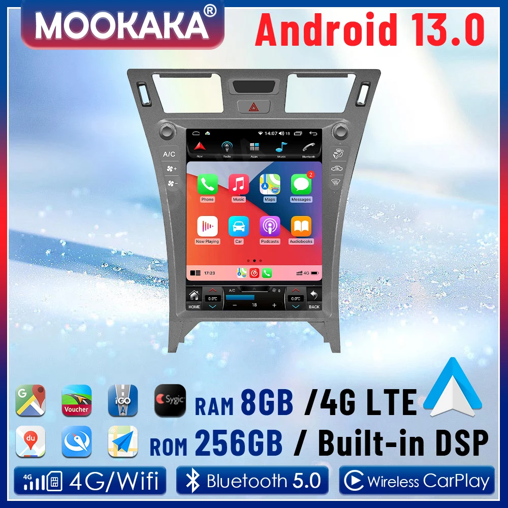 

Car Radio For Lexus lS460 2006-2012 lS 460 Multimedia Player GPS Navigation Android Auto DSP Carplay Stereo 13" Screen Head Unit