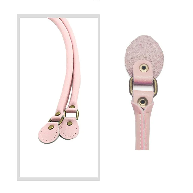 2 pezzi 40 cm tracolla per borsa in vera pelle manico fai da te accessorio kit per cucire a mano per la realizzazione di borse