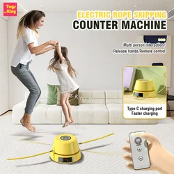 Child Digital Counter Rope Skipping Machine Electric Jump Rope Intelligent Remote Control Automatic Sports Home Fitness Kids Toy