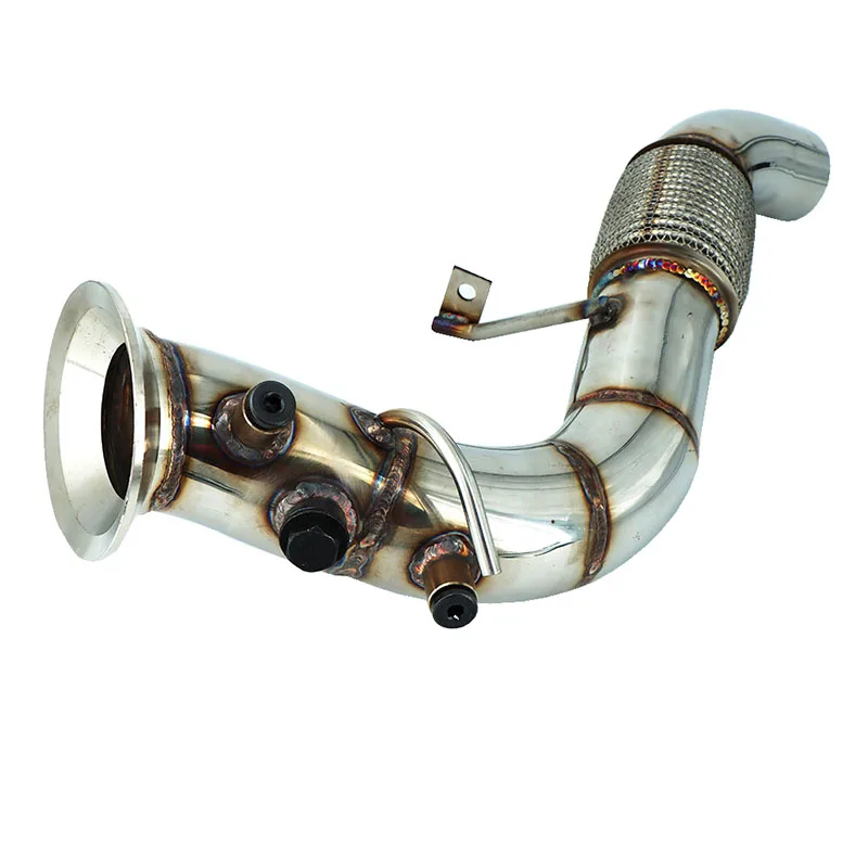 M57 N2 Downpipe 335D E90 E91 E92 tubo di uscita turbo 535D E60 E61 635D E63 E64 X3 E83 X5 E70 X6 E71 tubo di scarico 2.75\'\'