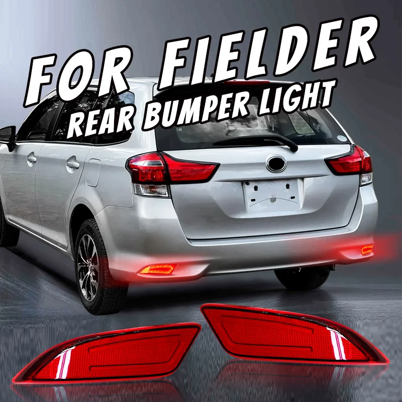 1 пара/2 шт. светодиодных задних бамперных фонарей-отражателей для Toyota Corolla FIELDER Touring Version, стоп-сигналы, 12В, водонепроницаемые