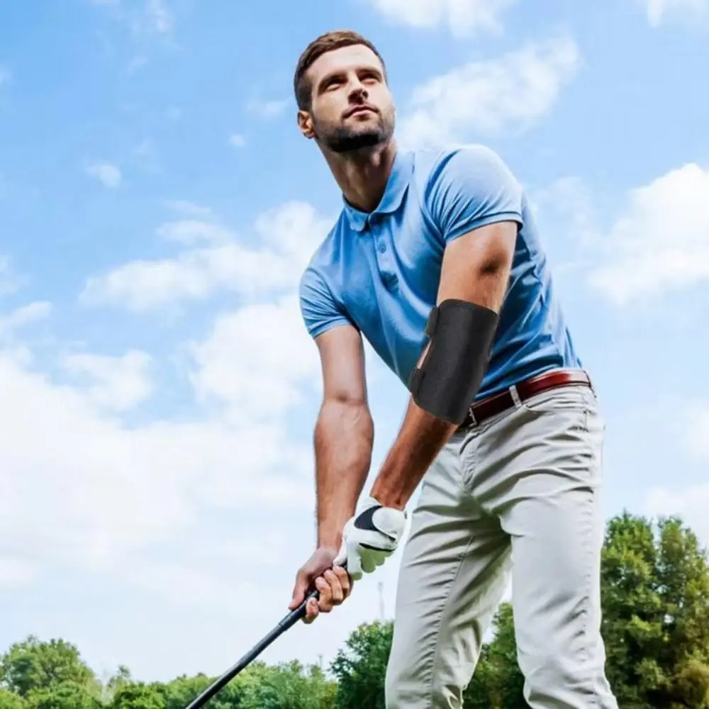 

Hand Movement Golf Swing Elbow Corrector Gesture Alignment Wrist Protector Golf Swing Training Aid Nylon With Buckle