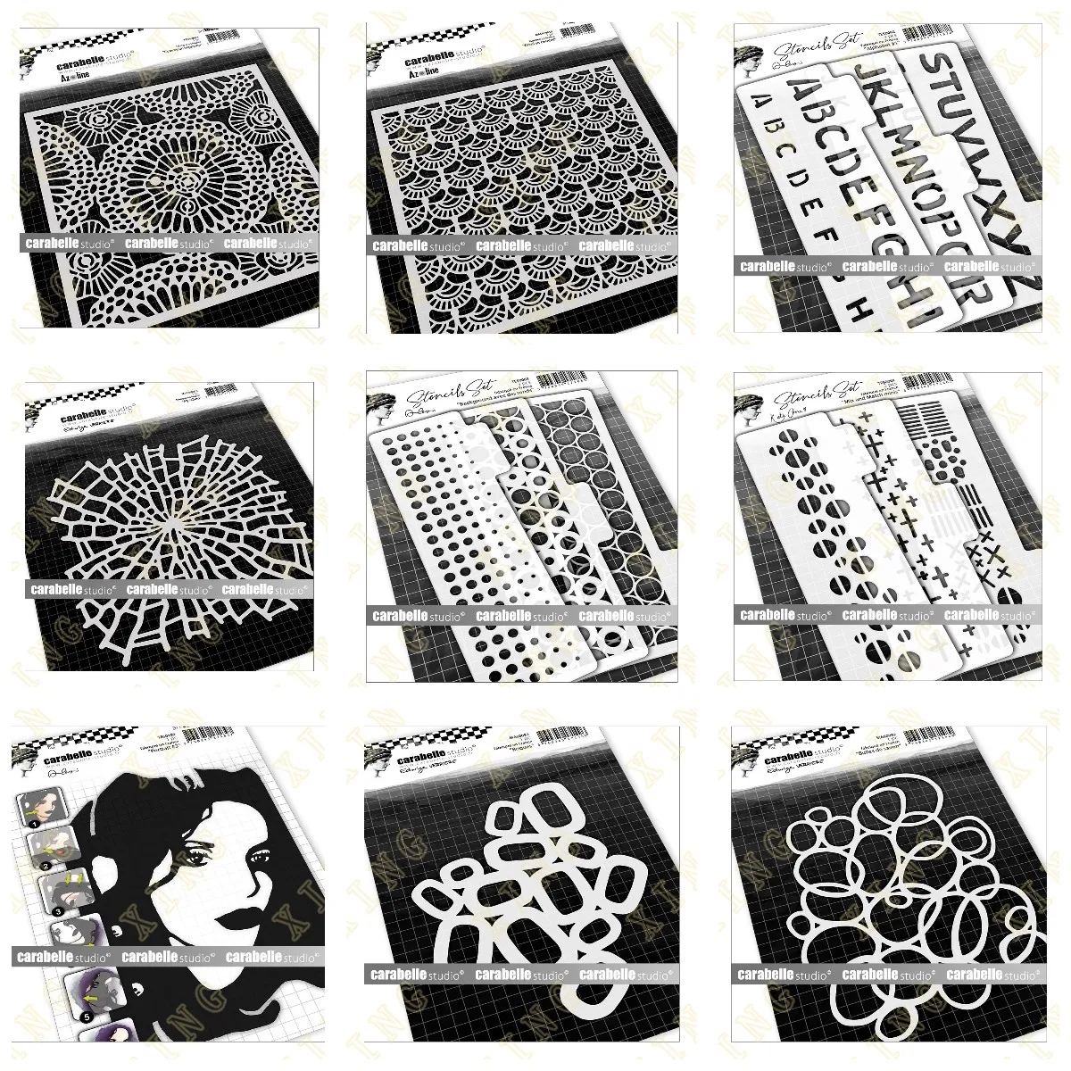 New Soap Bubbles Portrait Layering Stencils Painting Diy Scrapbook Coloring Embossing Paper Card Album Craft Decorative Template