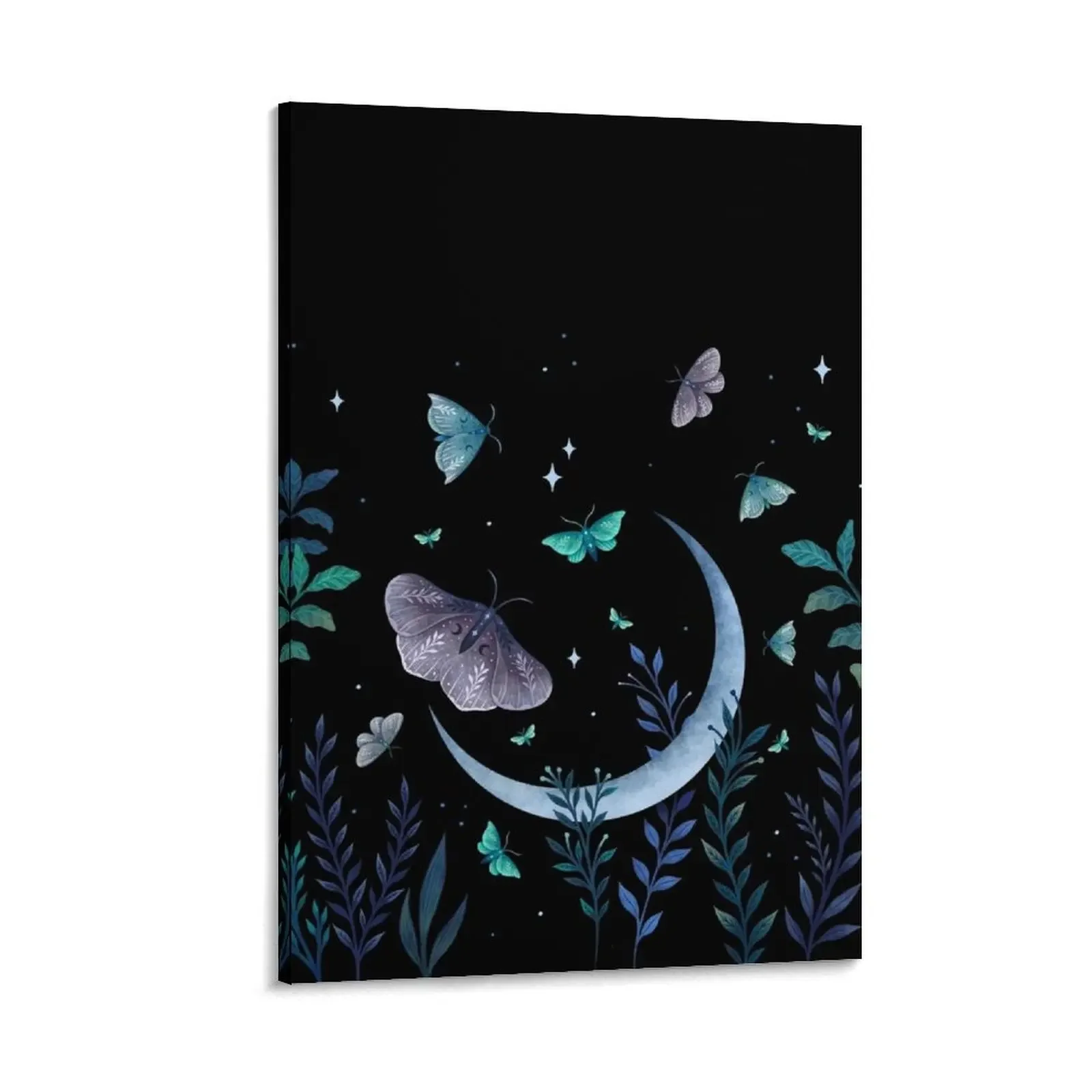 Moth Garden Canvas Painting decoration for the room home decor interior bedrooms decorations photos for living room