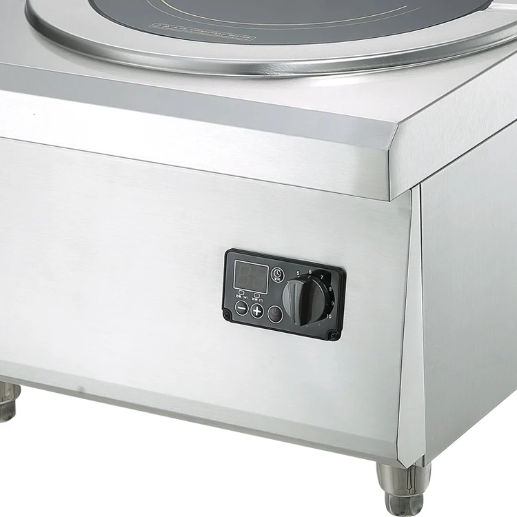 Piano cottura elettrico commerciale a induzione ad alta potenza 380V a riscaldamento rapido