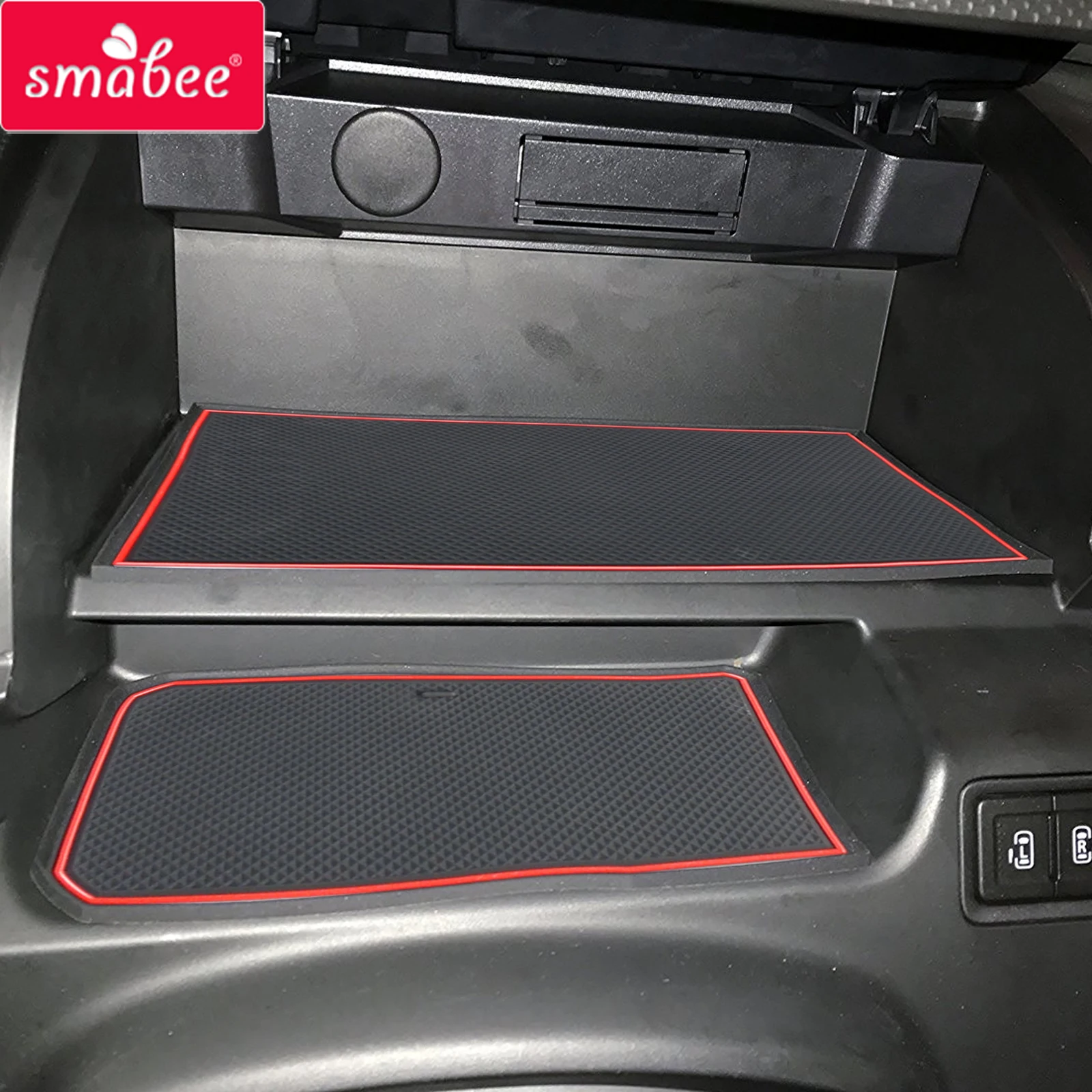 Smabee for Suzuki SOLIO D2 Anti-Slip Gate Slot Cup Mat Non-Slip Door Groove Pad Interior Accessories Rubber Coaster