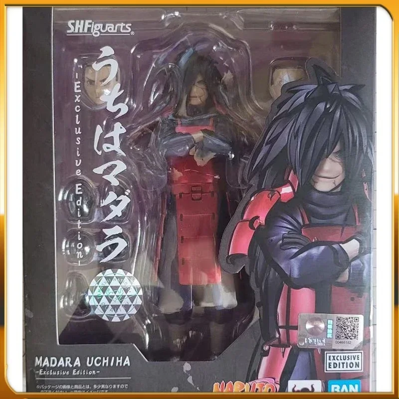 In Stock Original BANDAI S.H.Figuarts Naruto Uchiha Madara Exclusive Edition in Stock Anime Action Collection Figures Model Toys