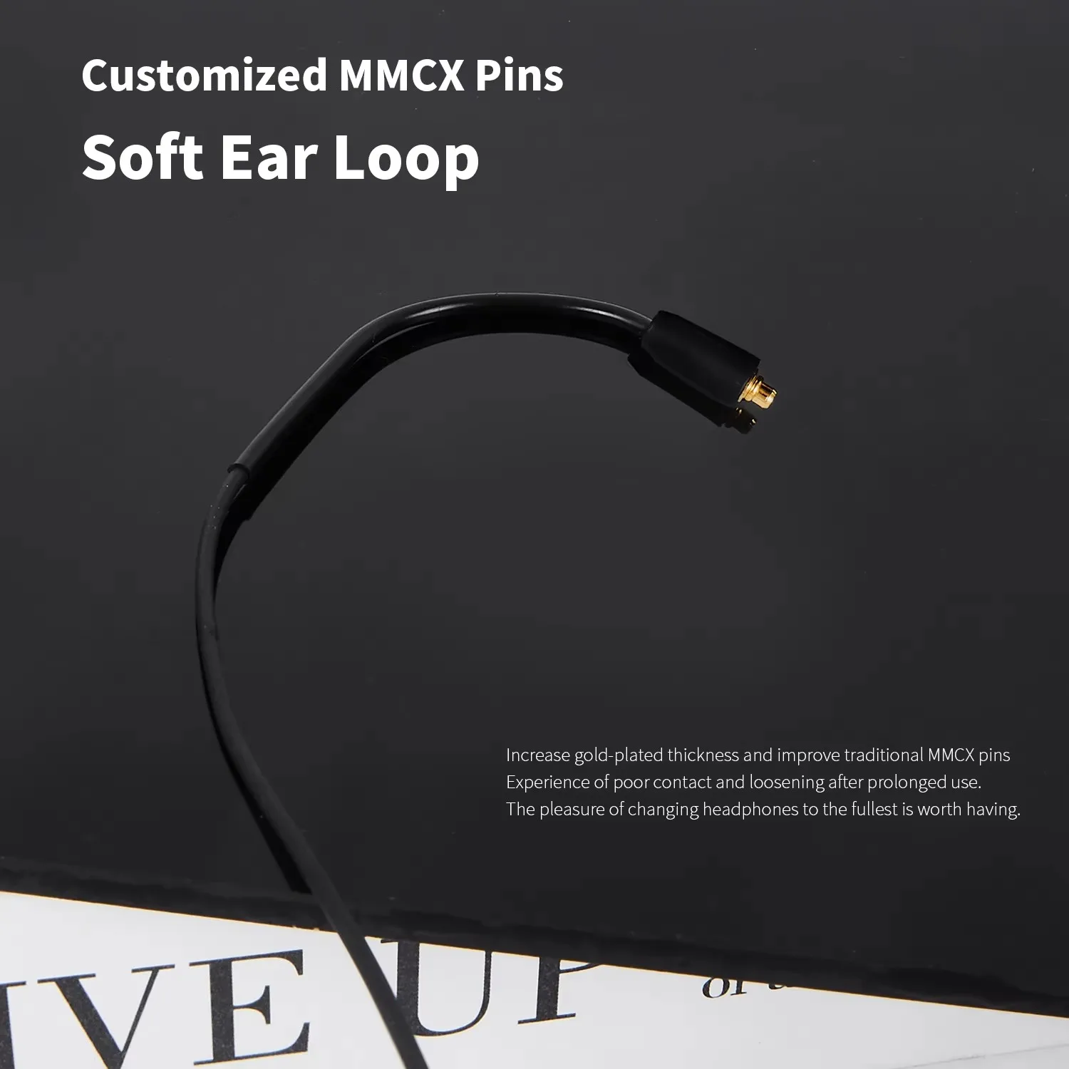 Pizen Neckband Wireless Bluetooth Cable Adapter for IEM Wireless Cable LDAC/APTX HD/APTX ADAPTIVE MMCX with Earhook 33H Playtime