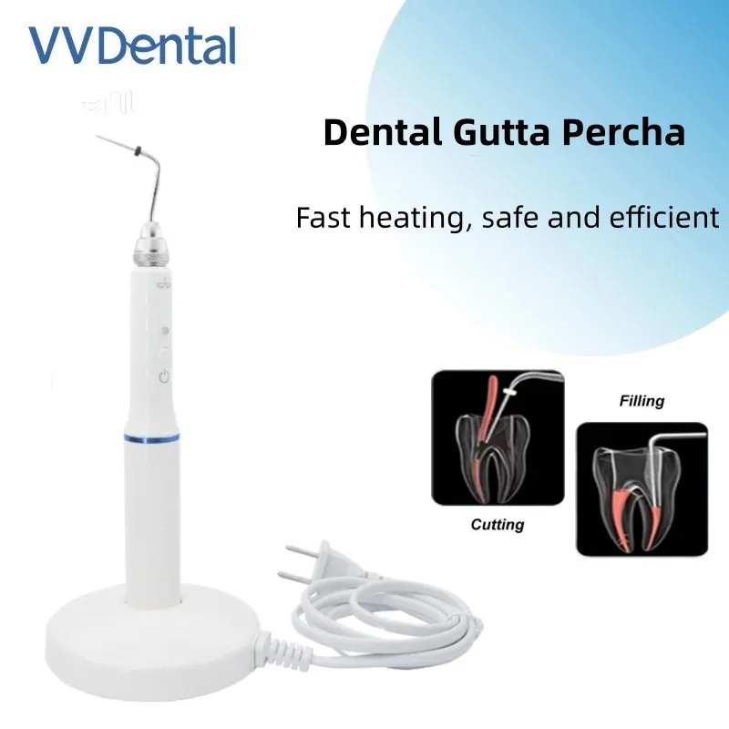 

VV Dental Gutta Percha Obturation Pen 3 Second Rapid Heating Equipped with F/ FM Heating Needle Filling Cutting