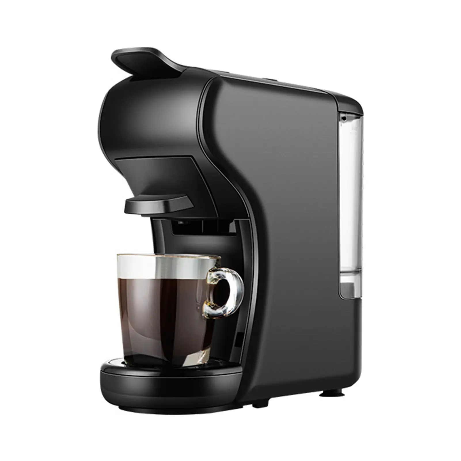 3-in-1 Coffee Machine with 19 Bar High Pressure, Compatible with Espresso Capsules and Powder, Customizable Brewing Sizes