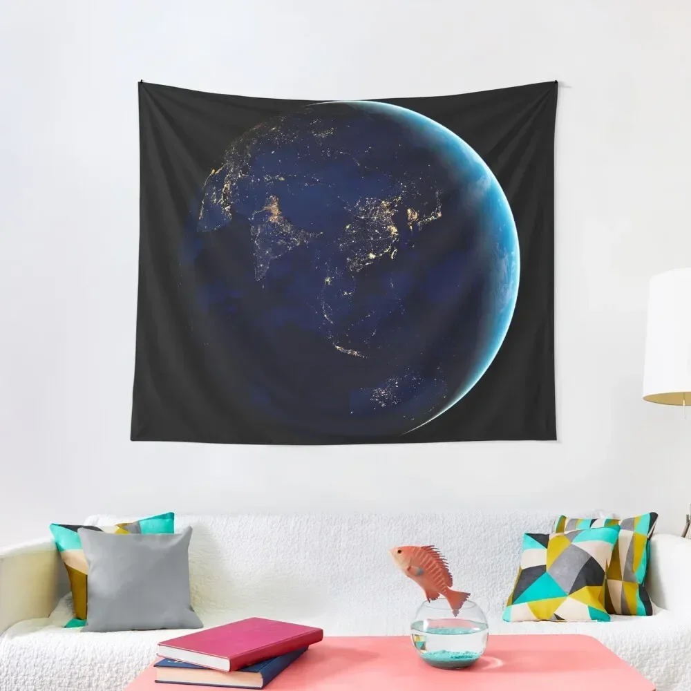 

Earth view from space Tapestry Room Decoration Aesthetic Home Decorations Aesthetic Tapestry