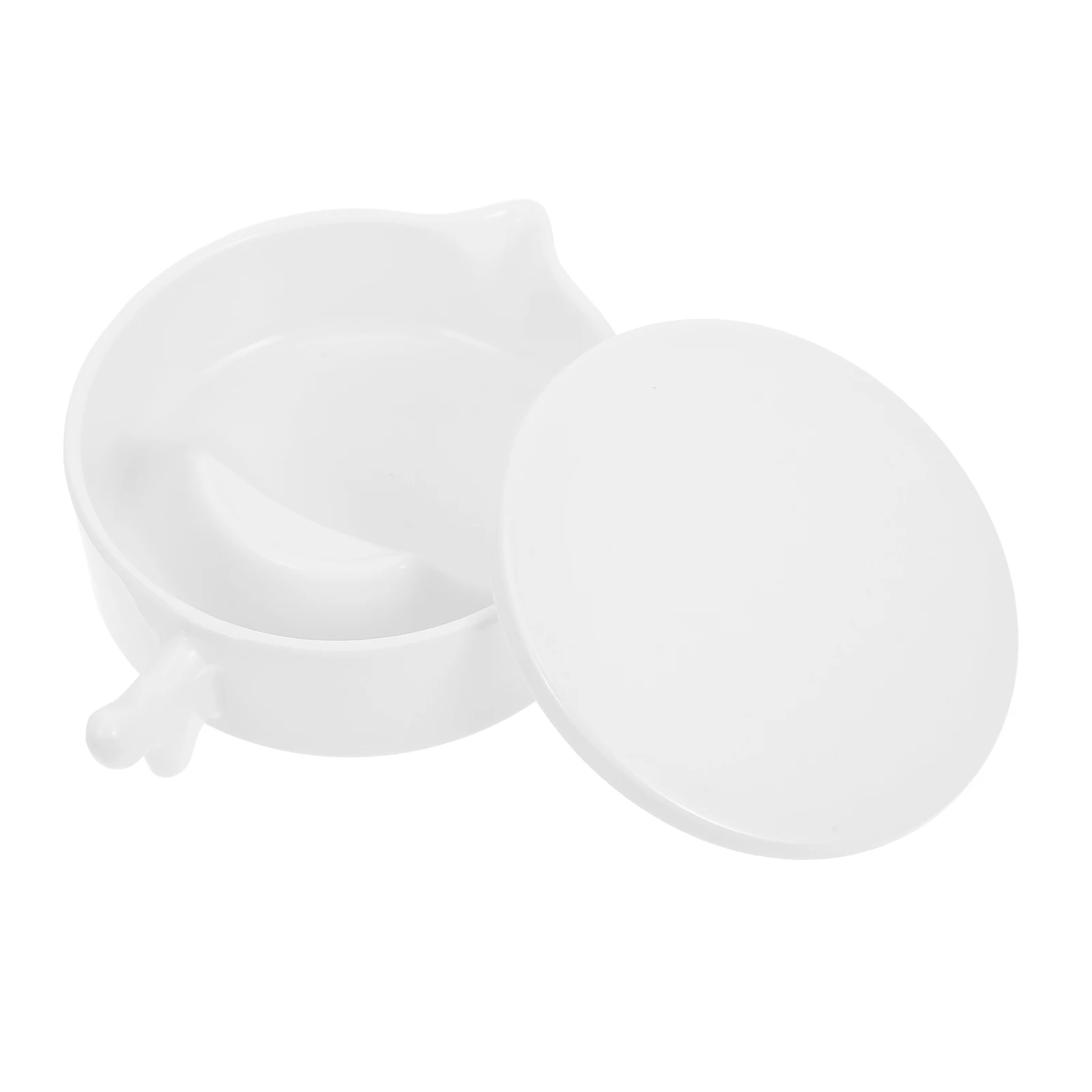 

s Durable 4inch Round Inkstone Lid Calligraphy Ink Tray Ideal for Grinding Brushes Water Dropper Container Portable Chinese Ink