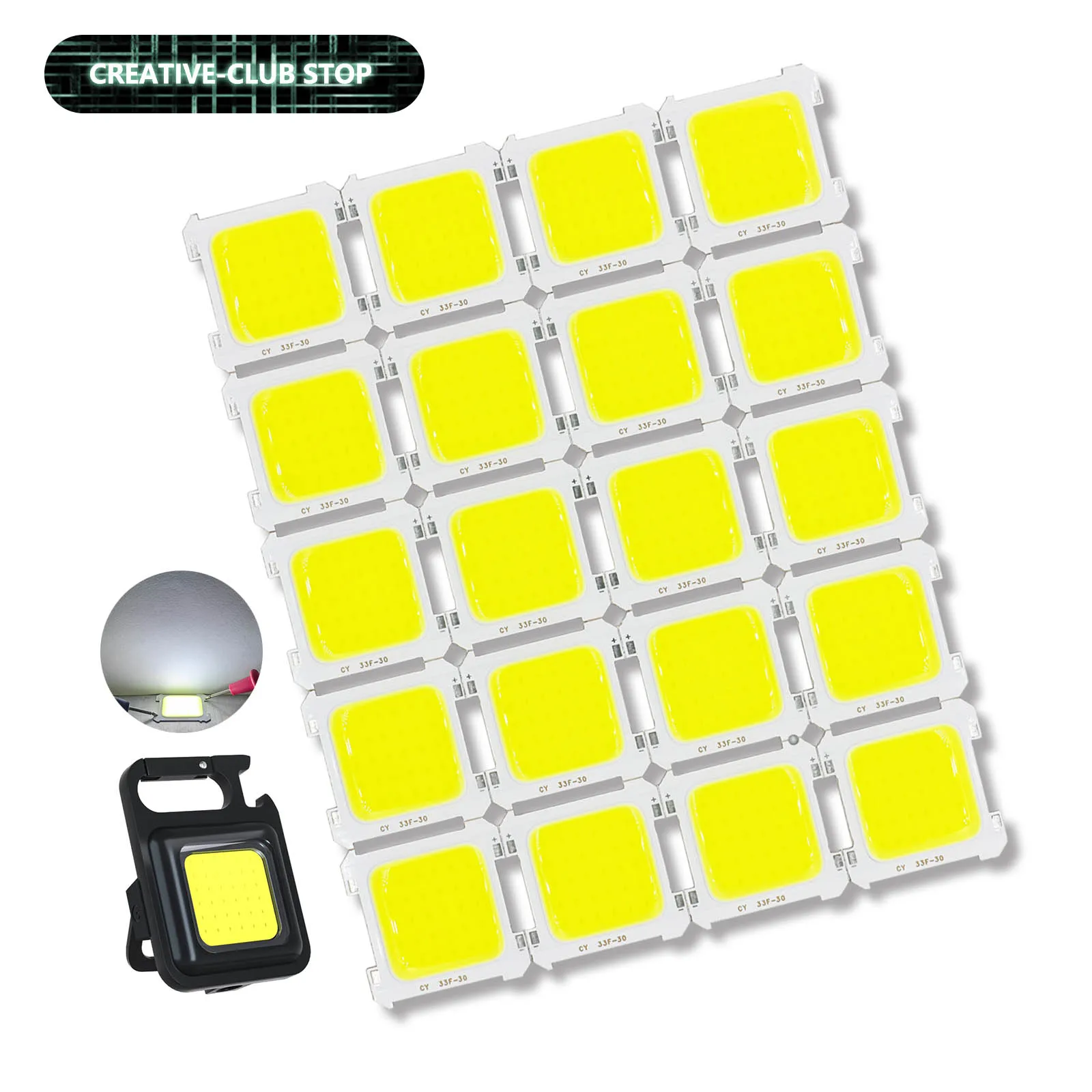 20PCS/lotWhiteLEDCOBIntegratedChip5WDC3VHighBrightnessSpotlightTubeLightPortableCampingLightLEDBulbAccessories-AliExpress39