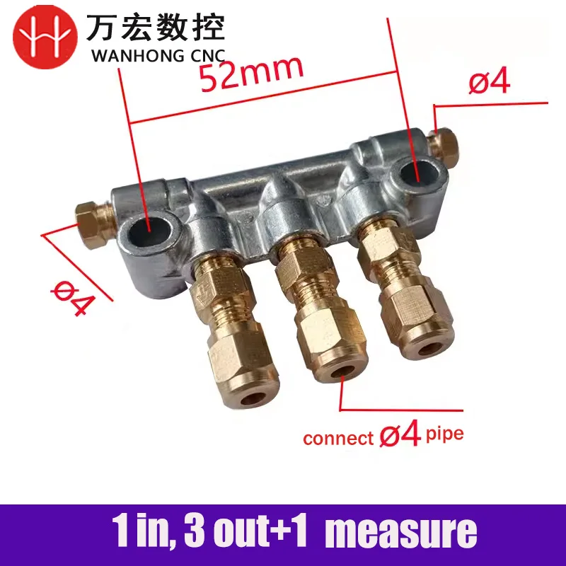 Блок распределителя масла сопротивления, дозирующий клапан для токарного станка с ЧПУ, промышленная система смазки