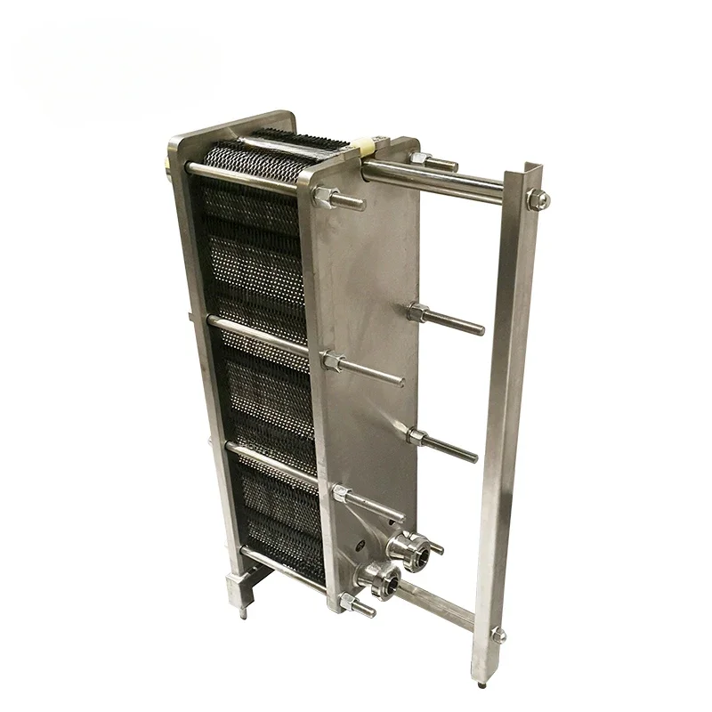 

Stainless steel food grade plate type heat exchanger for milk drinks beverages juices wine