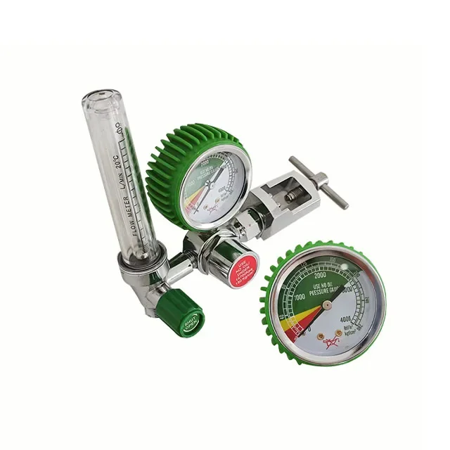 

CE Certified Digital Medical Oxygen Gas Regulator with Flowmeter and Humidifier Bottle