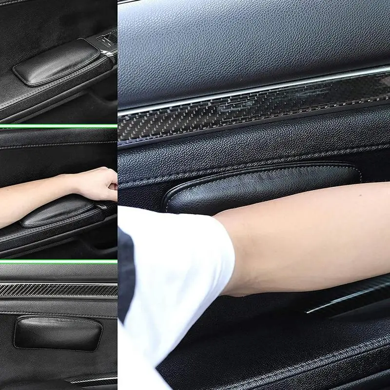 Arm Rest Pad For Car Car Door Armrest Pillow PU Leather Knee Soft Pad Universal Elastic Comfort Leg And Elbow Support Cushion