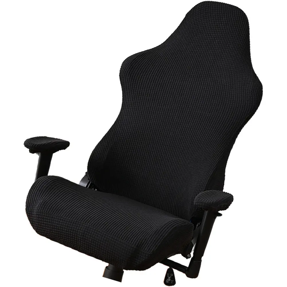 1Set Gaming Chair Cover Elastic Stretchable Protector Office Computer Chair Slipcover Washable Seat Armrest Cover Scratch Proof