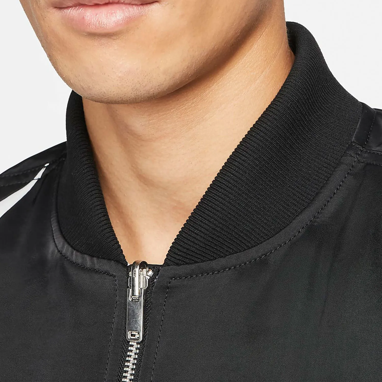 سترة Nike الرسمية الأصلية للرجال ذات الياقة الواقفة وسحاب رياضية كاجوال DD6056-010 #4