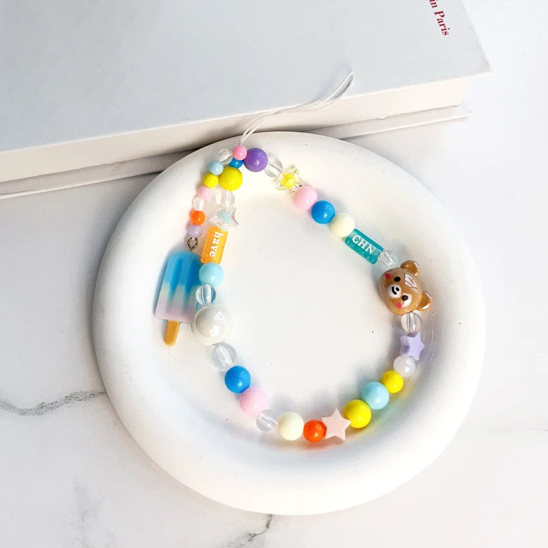 Handy kette Perlen Mode bunte Multi-Style-Tasche Anhänger Kleidung Trend Accessoires männliche und weibliche Studenten einfach