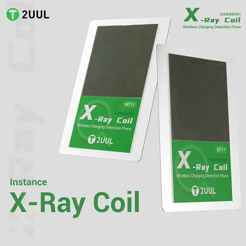 X-Ray Coil 2uul بطاقة كشف الشحن اللاسلكي للهاتف المحمول 12/13/14/16/17 Pro Max أدوات إصلاح الشحن اللاسلكي