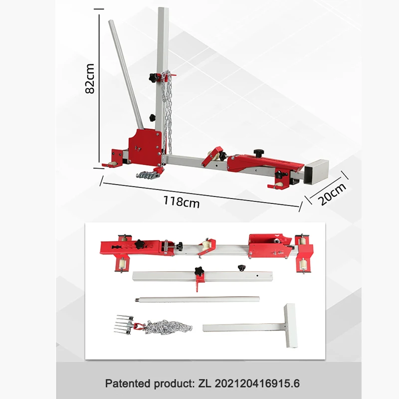 Portable Car Dent Repair Tools Multifunctional Hydraulic Jack Pull Tower Sheet Metal Extractor For Body Correction Data Recovery