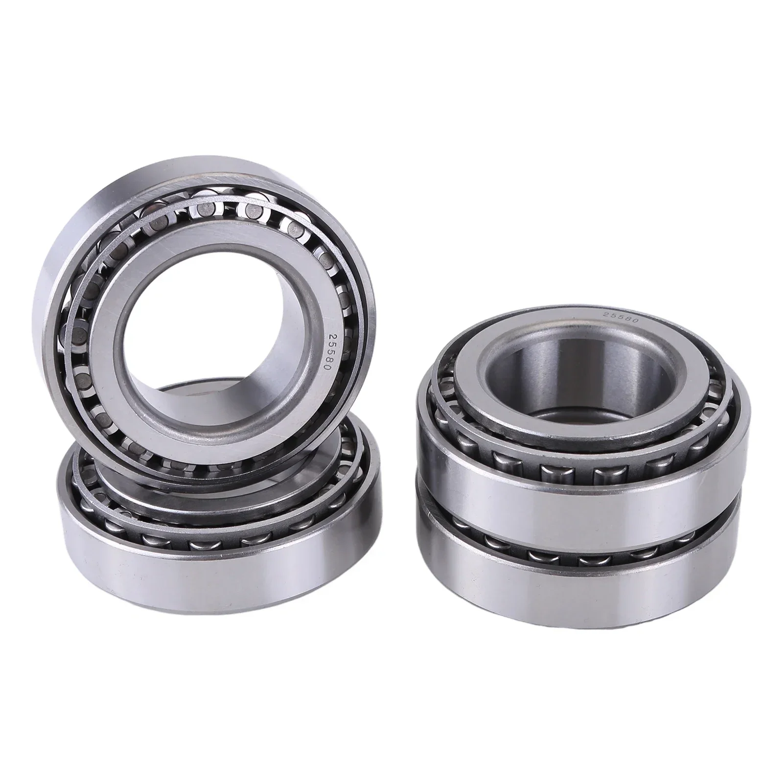 

4Pack Trailer Hub Wheel Bearing Kits 14125 25580 8 Lug 6000-7000lb Axles