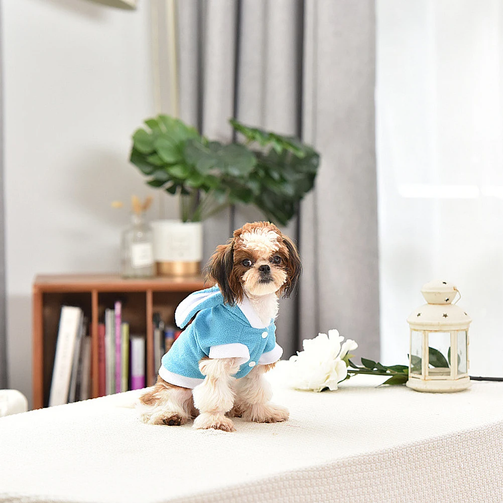 

Warm Rabbit Suit Comfortable Dog Clothes Shirt Bunny Costume Size Cooling Jacket Loft Cute Costumes Outdoor Sports Pet Apparel