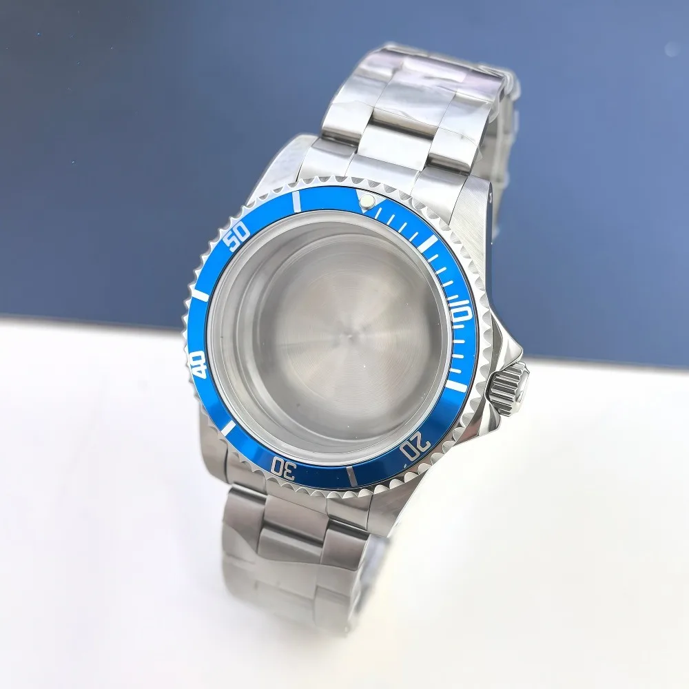 39.5 ملم NH35 إكسسوارات الساعة حافظة عتيقة، NH35، NH34، NH36 حركات، مادة الفولاذ المقاوم للصدأ، إطار ألومنيوم، زجاج مستدير