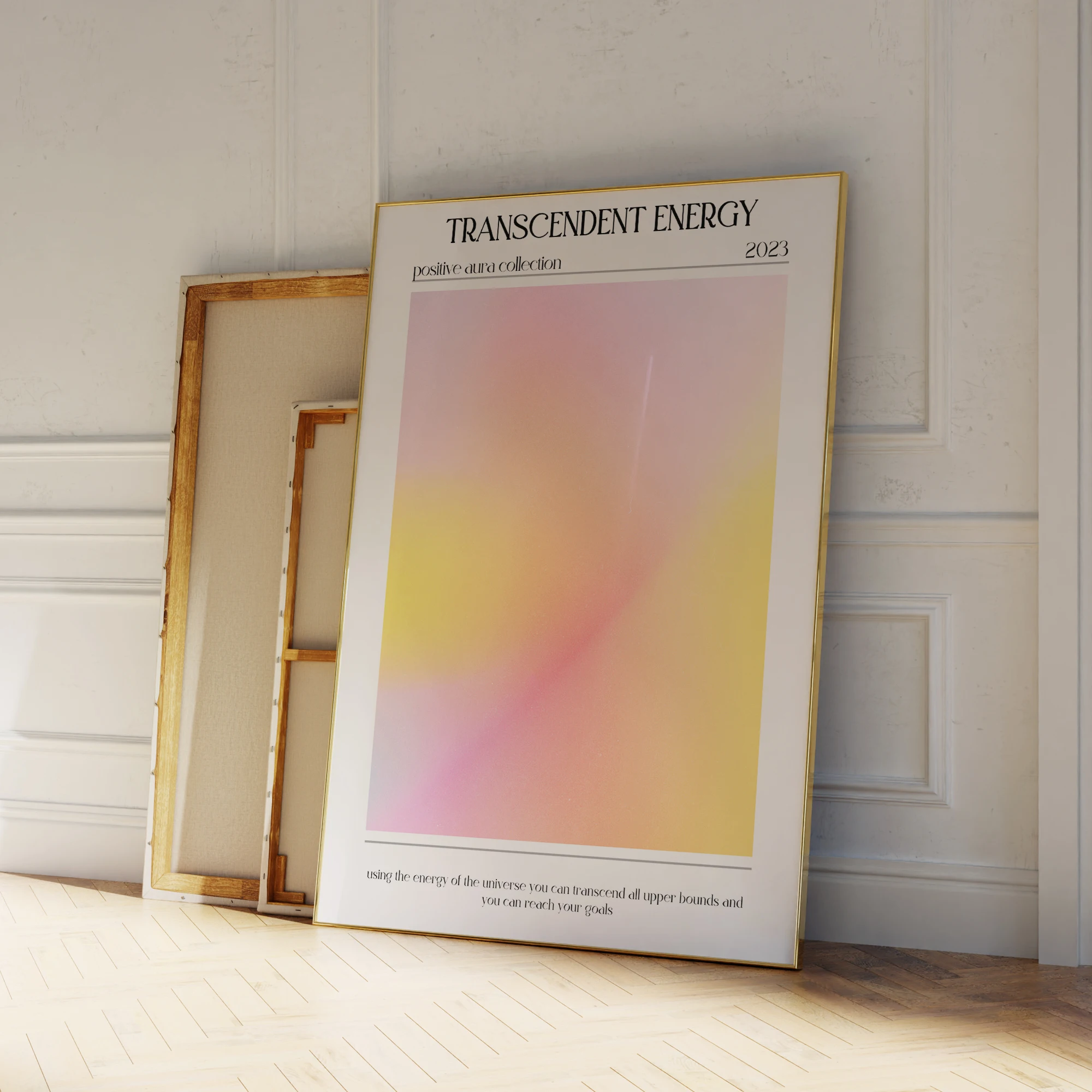 

Modern Transcendent Energy Positive Aura Collection Wall Art Prints Canvas Painting Poster Picture For Living Room Home Decor