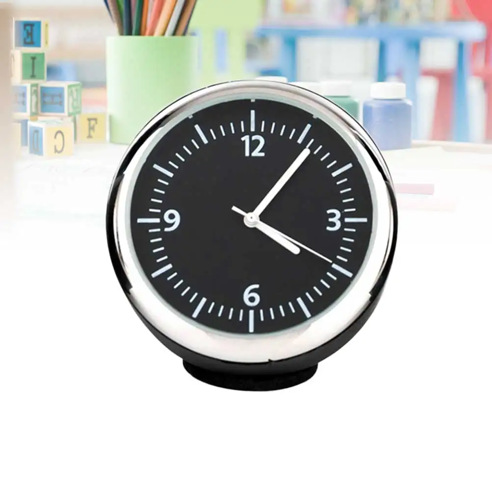 

Clock Mechanical Dashboard Decor Backlit Waterproof Metal Luminous Car Supplies Easy Install Fits Vent Dashboard Car Interior