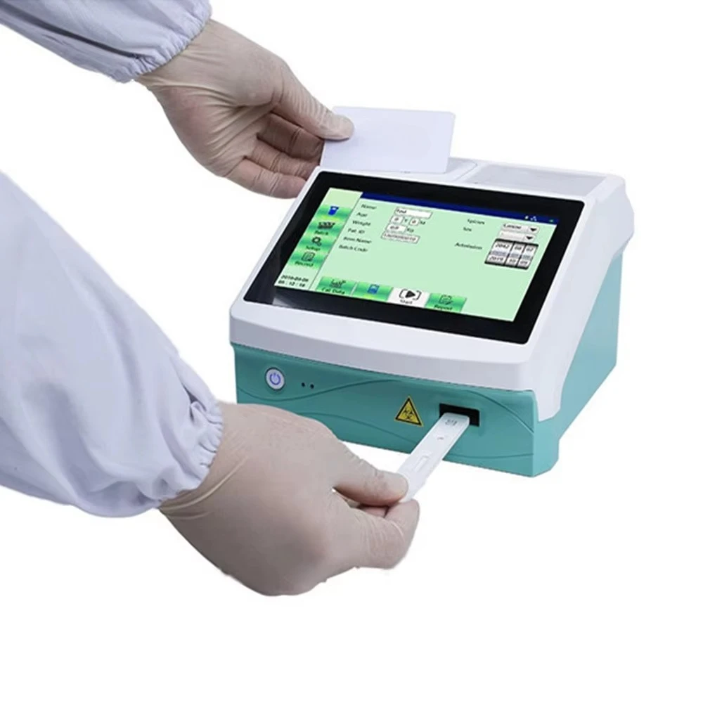 Bovine diagnosis dry veterinary immunofluorescence quantitative analyzer