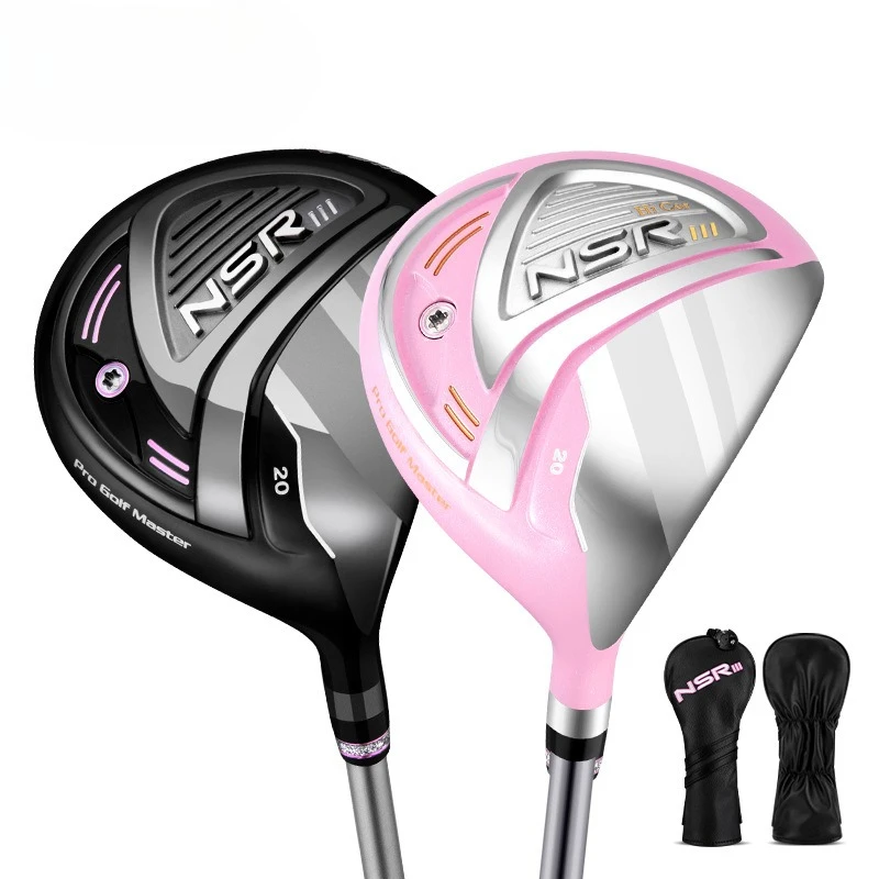 Golf Club, Ladies No. 1 Wood/No. 3/No. 5 Tee, Titanium No. 1 Carbon Rod High Rebound