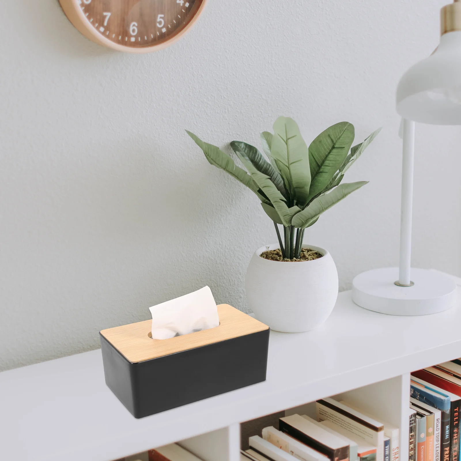 

Lid Tissue Desktop Decoration Box Modern Heavy Duty Napkin Holder For Home Office Hotel Desktop Storage Organizer